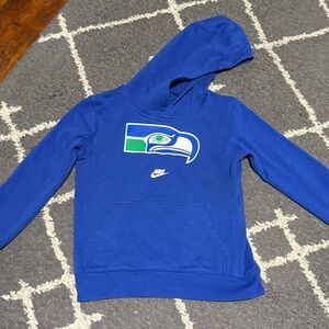 Nike Royal Blue Seahawks Pullover